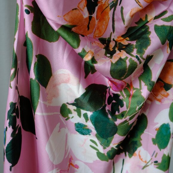 Hello Molly - Feeling Moody Maxi Dress Pink Floral - Size Medium/6 - Picture 2 of 8